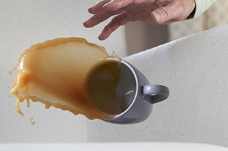 Motorhome upholstery stain removal