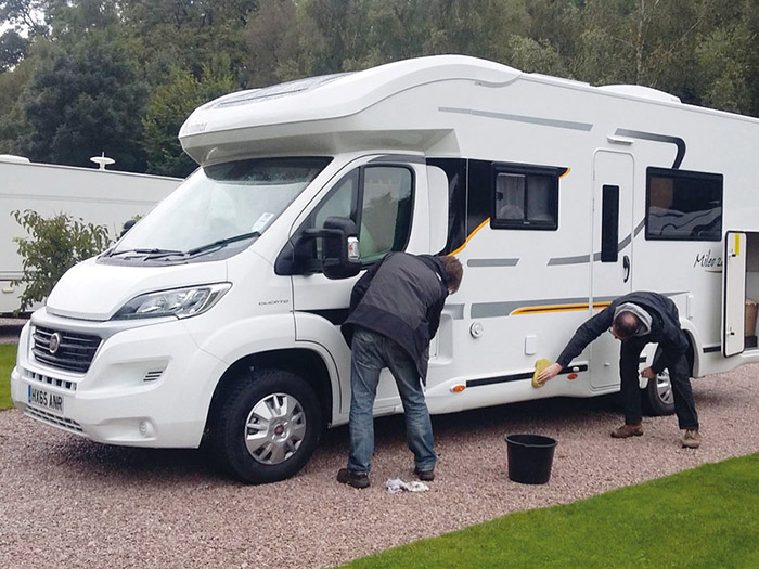 Cleaning your motorhome or campervan top tips from anchor Point on cleaning your motorhome