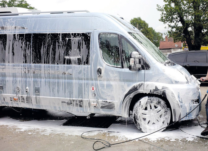 washing your campervan or motorhome Top tips on washing your motorhome from Anchor Point