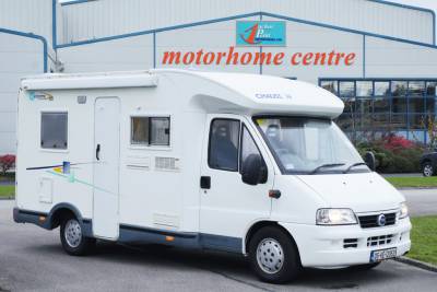 Chausson Welcomme 2005|Chausson 2005|chausson 05 motorhome|Chausson 05 interior|Chausson 2005 fixed bed|Chausson 05 Swivel captain chairs|Chausson 2005 kitchen|Chausson low bed interior|Chausson washroom|
